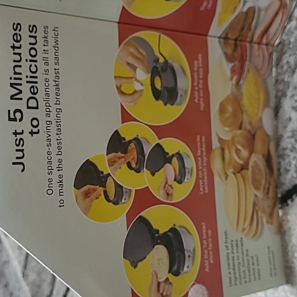 HAMILTON BEACH ALL-IN-ONE BREAKFAST SANDWICH MAKER - Picture 4 of 8